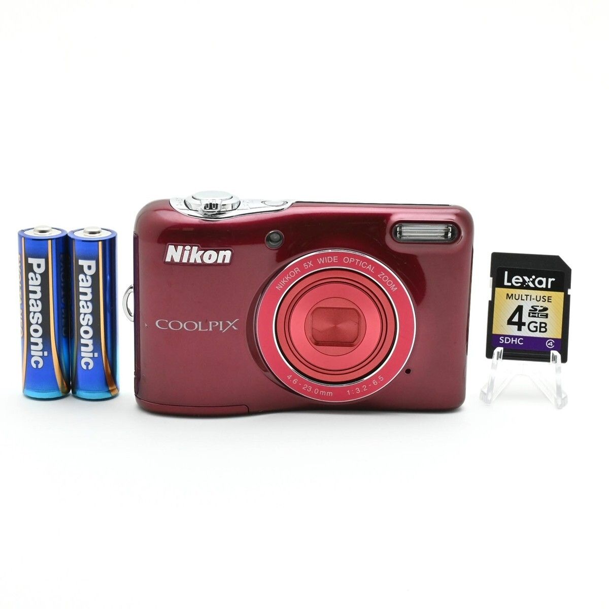 1090＜良品＞ Nikon デジタルカメラ COOLPIX L30 5倍ズーム 2005万画素