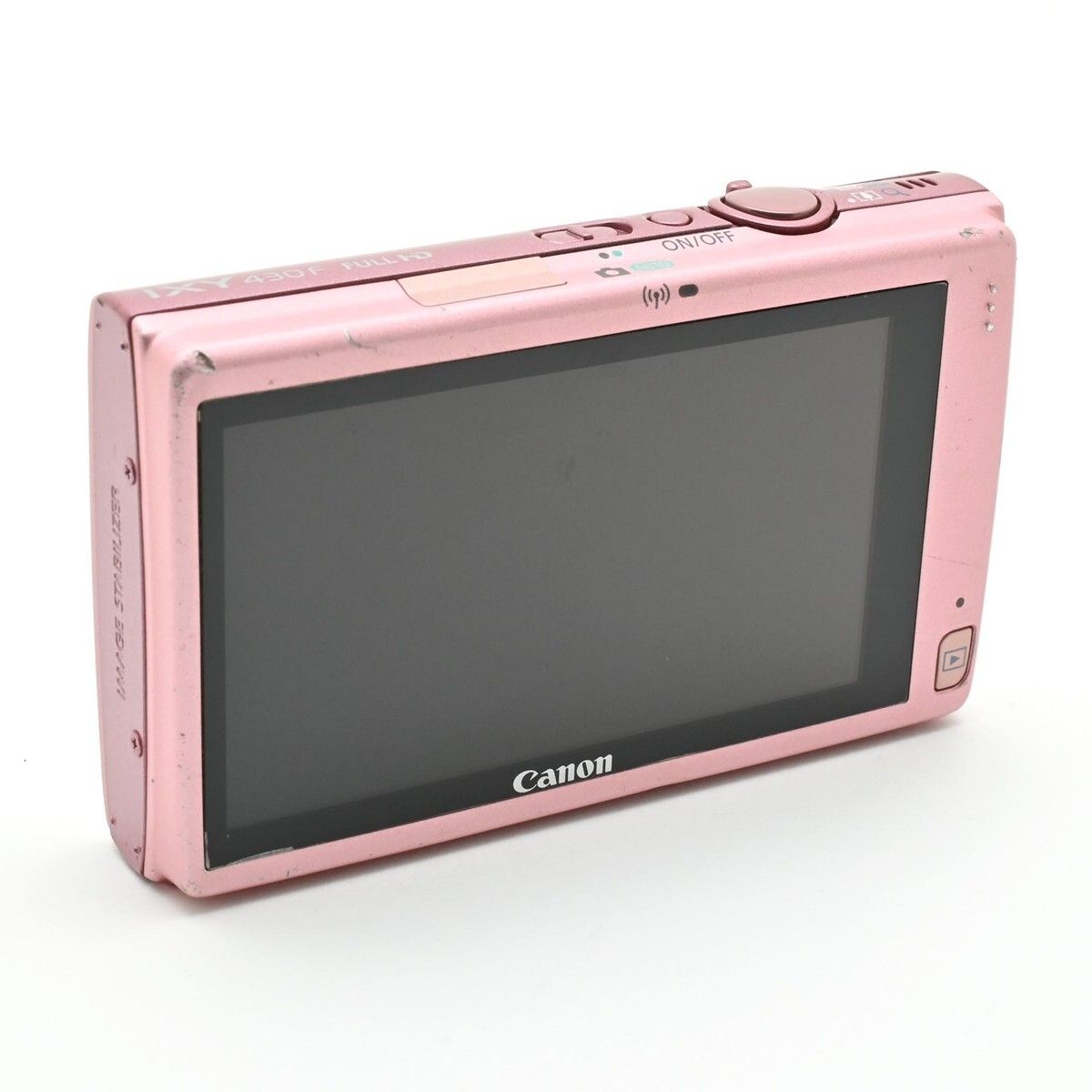 1093＜良品＞ Canon デジタルカメラ IXY 430F ピンク 1600万画素 光学5