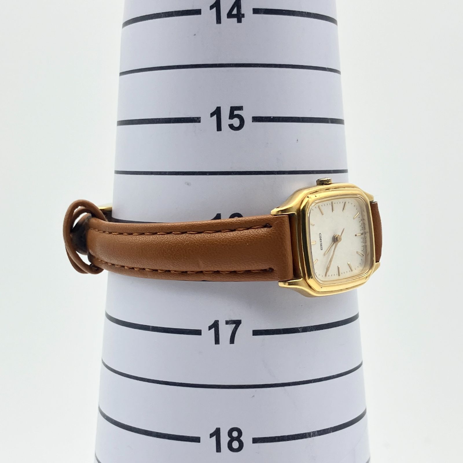 中古】セイコー SEIKO 2P21-5300 腕時計 レディース クォーツ ゴールド