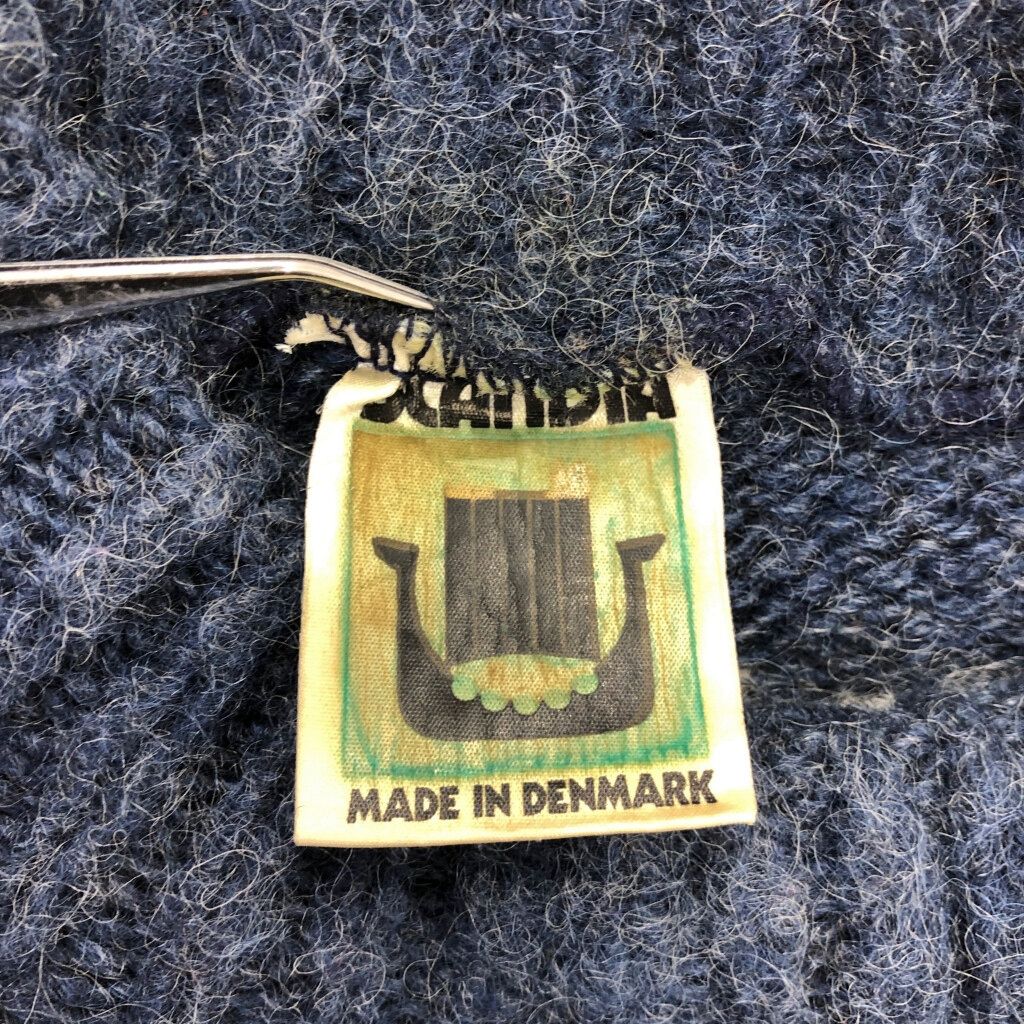 デンマーク製 SCANDIA ノルディックセーター ブルー(メンズ 52)中古