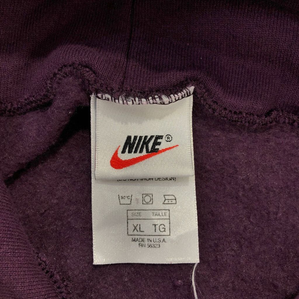 メンズ 90年代 USA製 NIKE ナイキ ワンポイントロゴ ハーフボタン