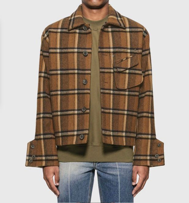  ADER ERROR アーダーエラー チェック ピーコート a2 チェスターコート