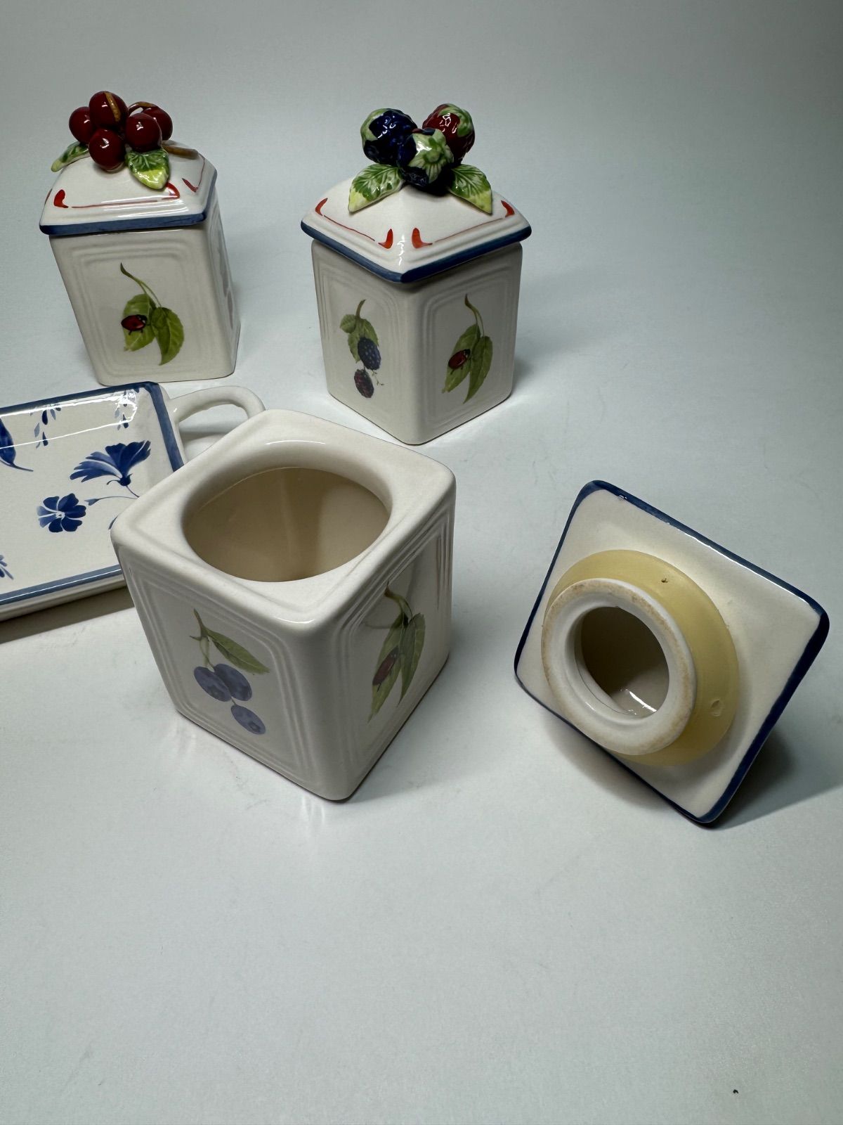 Villeroy &Boch ビレロイ&ボッホ「コテージチャーム」陶製キャニスター