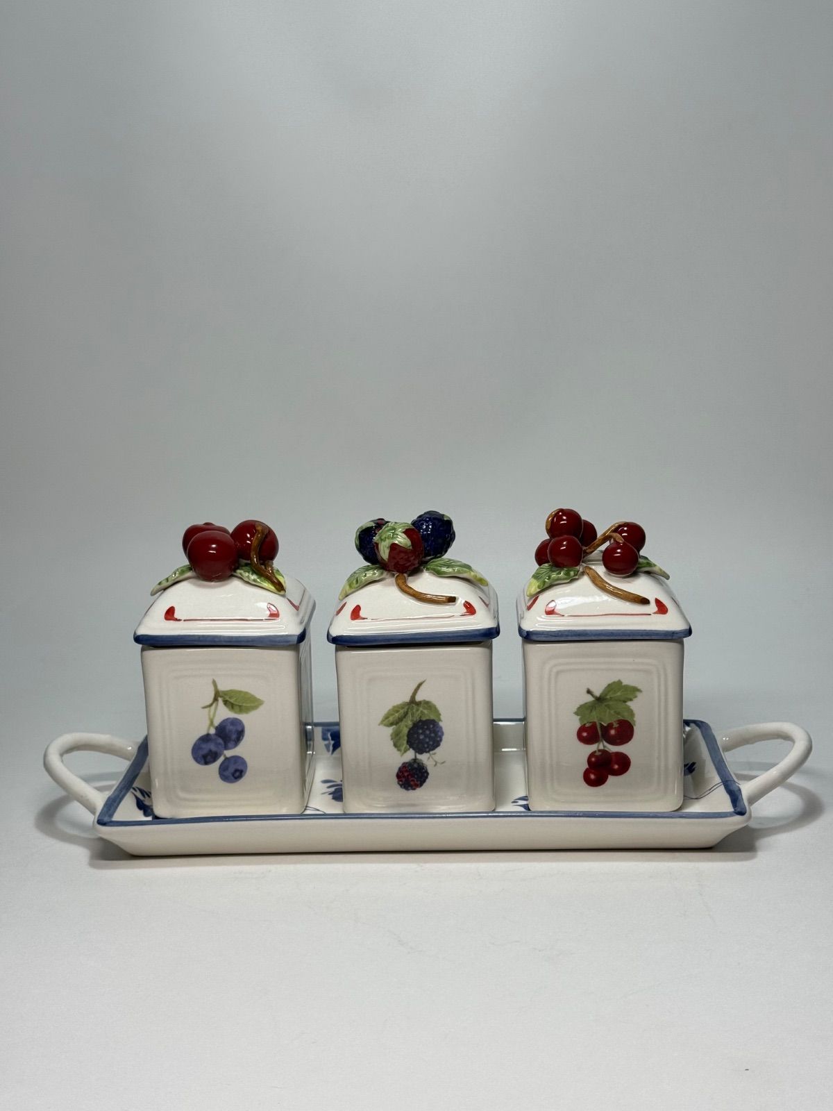 Villeroy &Boch ビレロイ&ボッホ「コテージチャーム」陶製キャニスター