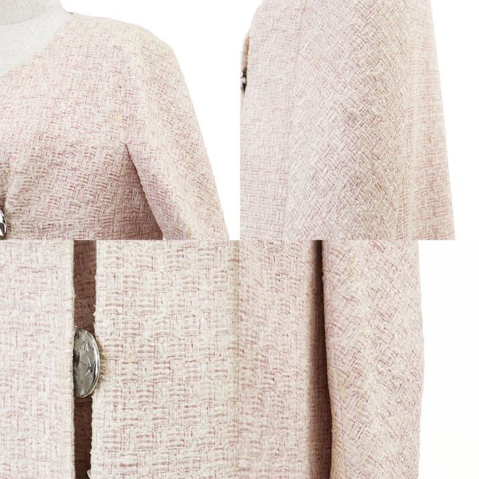 CHANEL シャネル コート メタリックツイード P53536 2016年製 COCO