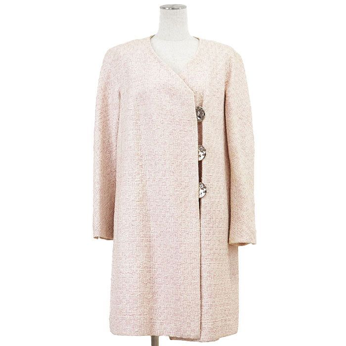 CHANEL シャネル コート メタリックツイード P53536 2016年製 COCO