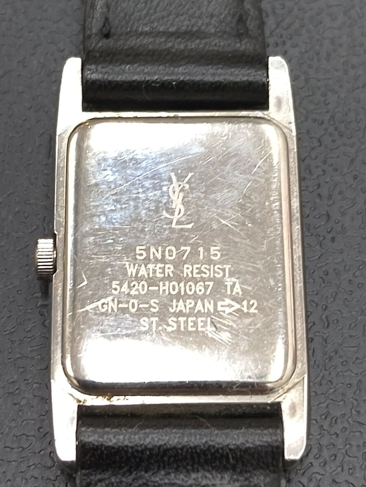 【稼働・精度確認済】Yves Saint Laurent 5420-H01067 YVES SAINT LAURENT 5420-H01067 レディース 腕時計 イヴサンローラン