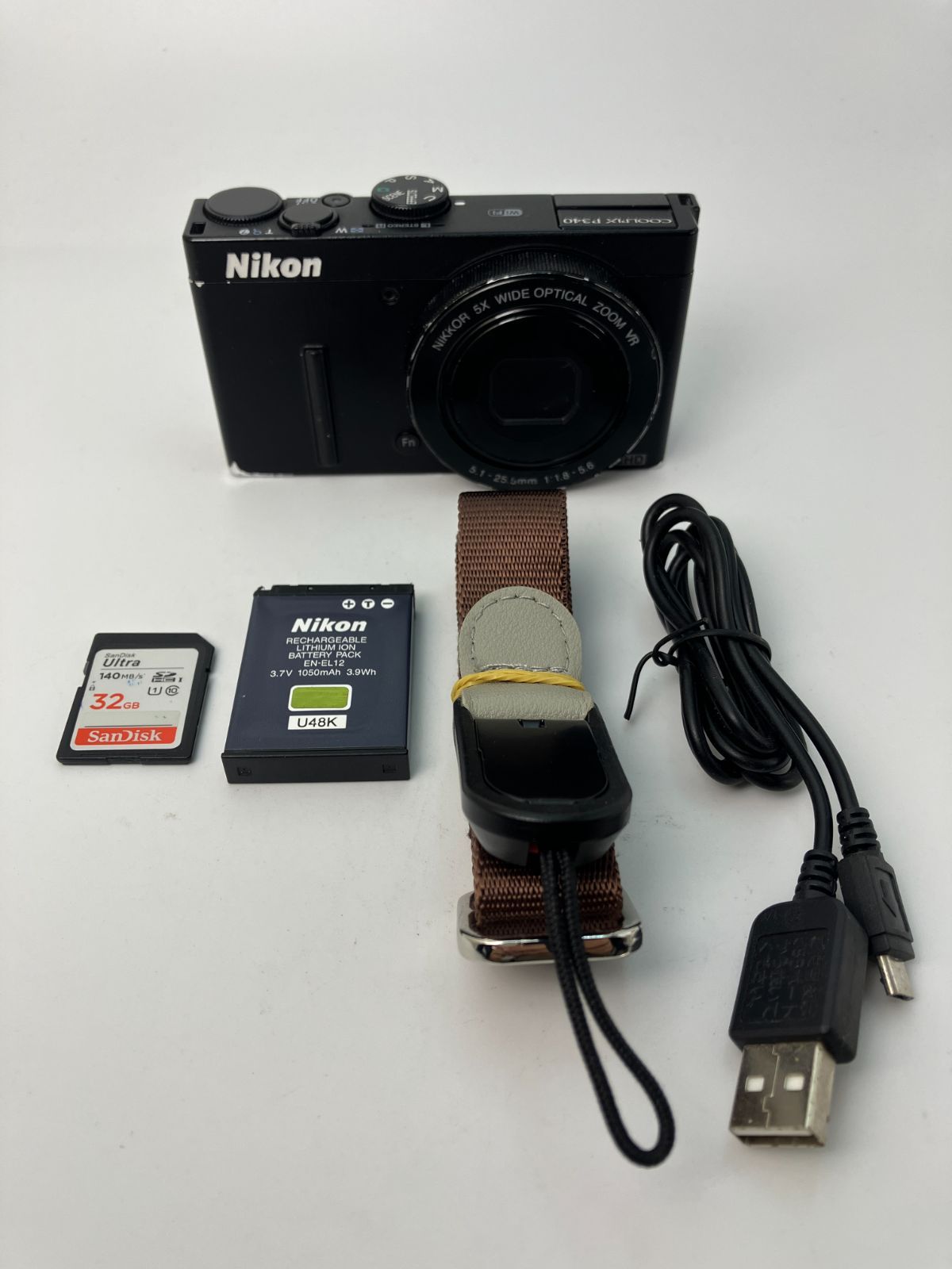 返品保証・動作確認済】Nikon COOLPIX P340 コンパクトデジタルカメラ