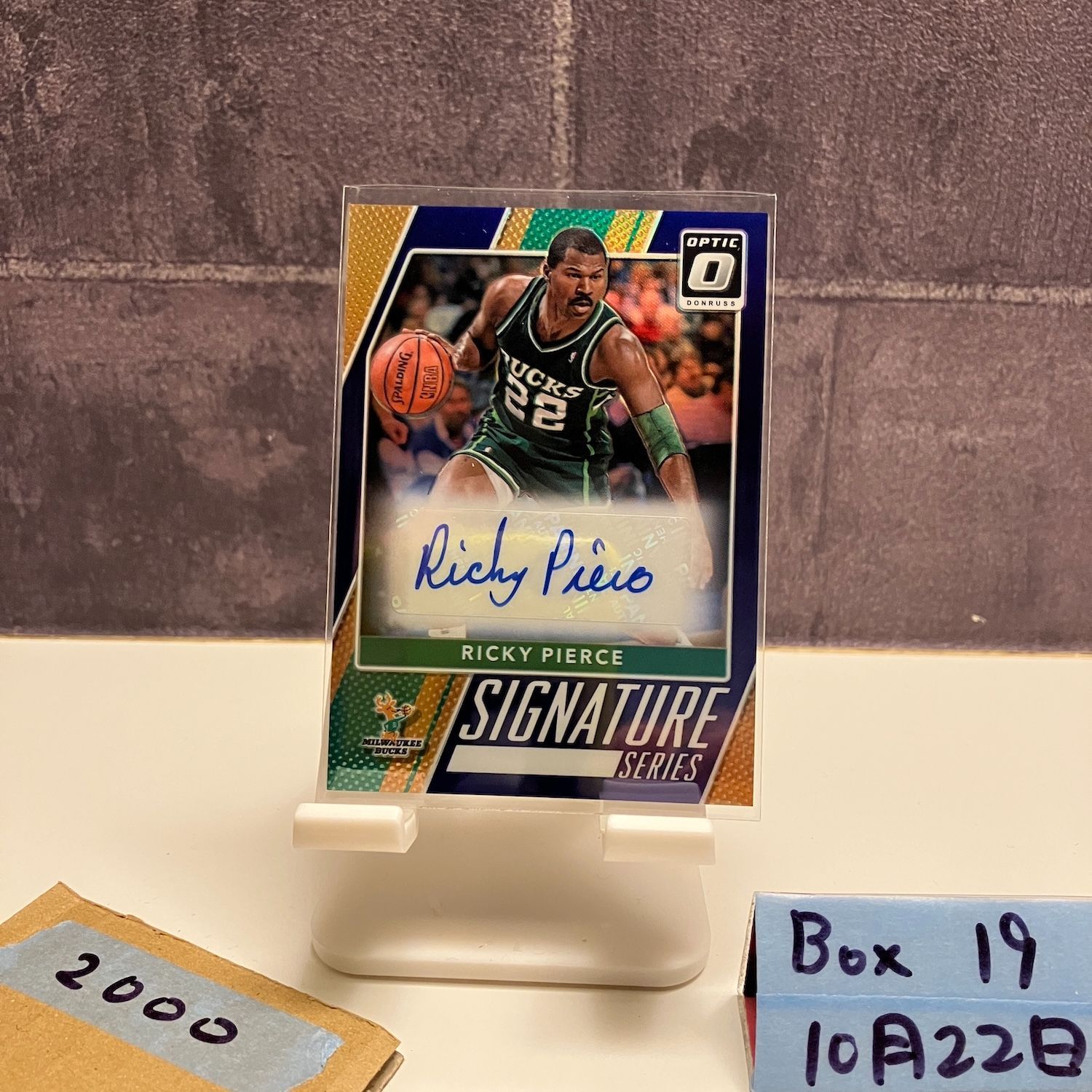 2017-18 Panini Donruss Optic Ricky Pierce 直筆サインカード