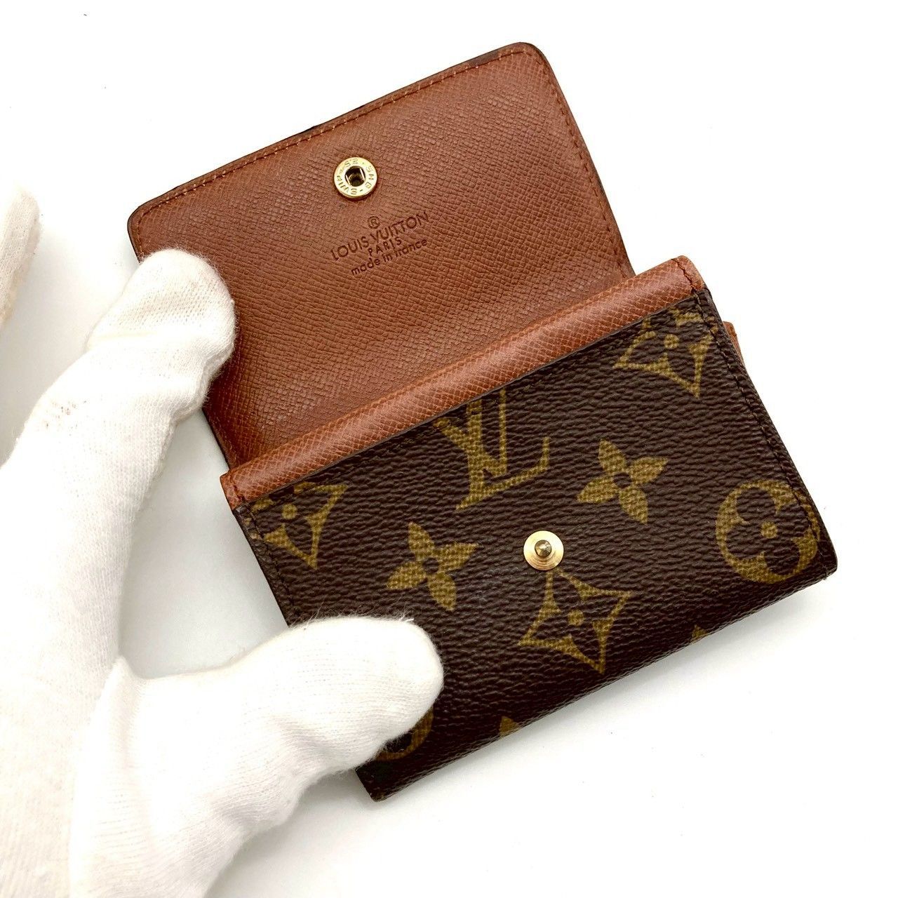 ①★優良品♪モノグラム ポルトモネプラ ケース 小銭入れ ルイヴィトン モノグラム ポルトモネプラ コインケース 小銭入れ 71221