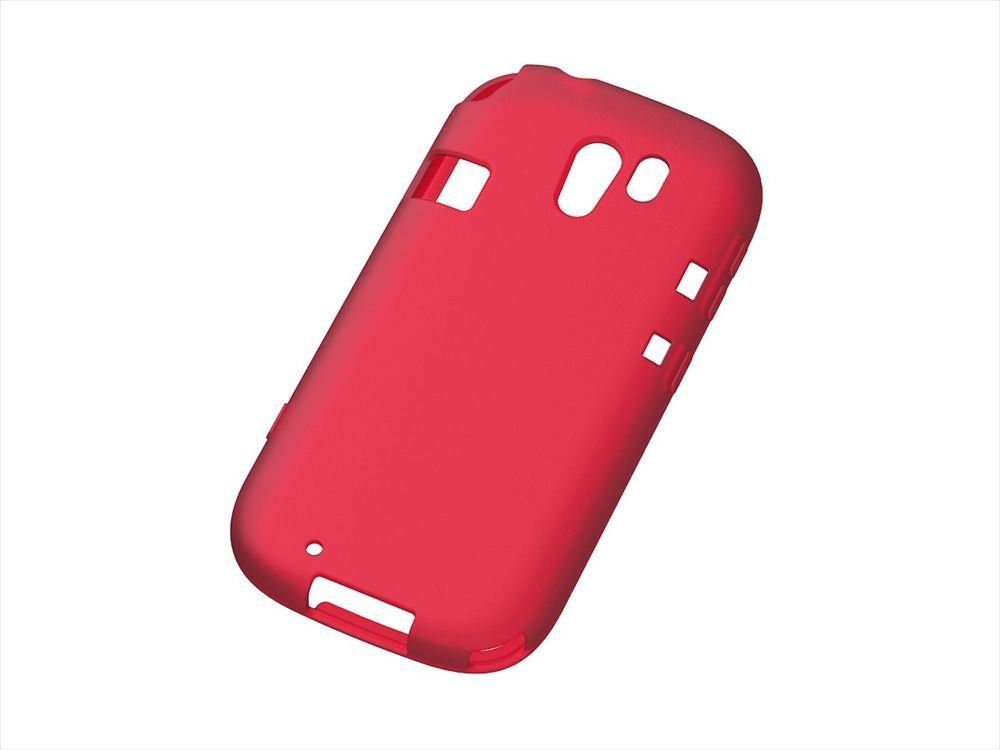 SE iPhone らくらくスマートフォン3用シルキータッチ・シリコンジャケット シルキータッチ 半透明） シリコンケース 7用 (第2世代)&frasl;iPhone (第3世代)&frasl;iPhone RT 8&frasl;iPhone （レッド Optimus レイ・アウト シリコンジャケット シルキータッチの通販