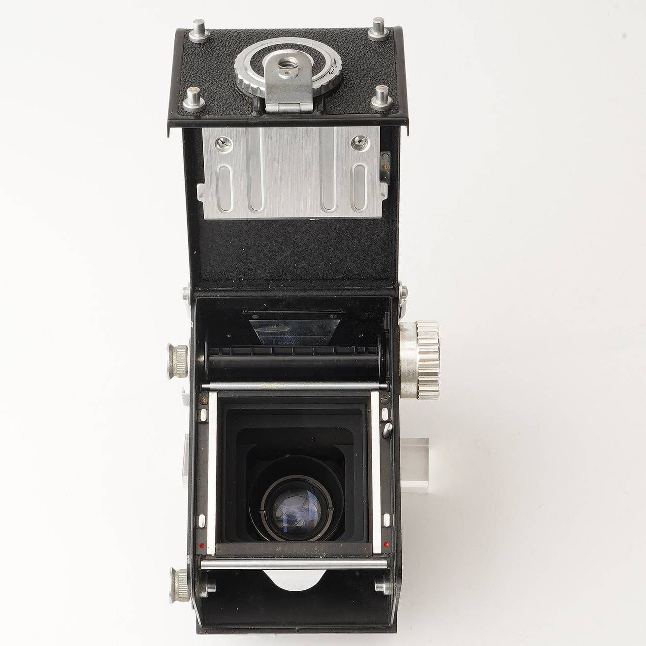 RicohFlex Dia カメラ80mm 3.5 RICOHFLEX NEW DIA 80mm F3.5 二眼レフカメラ リコー 完動品◎RICOHFLEX