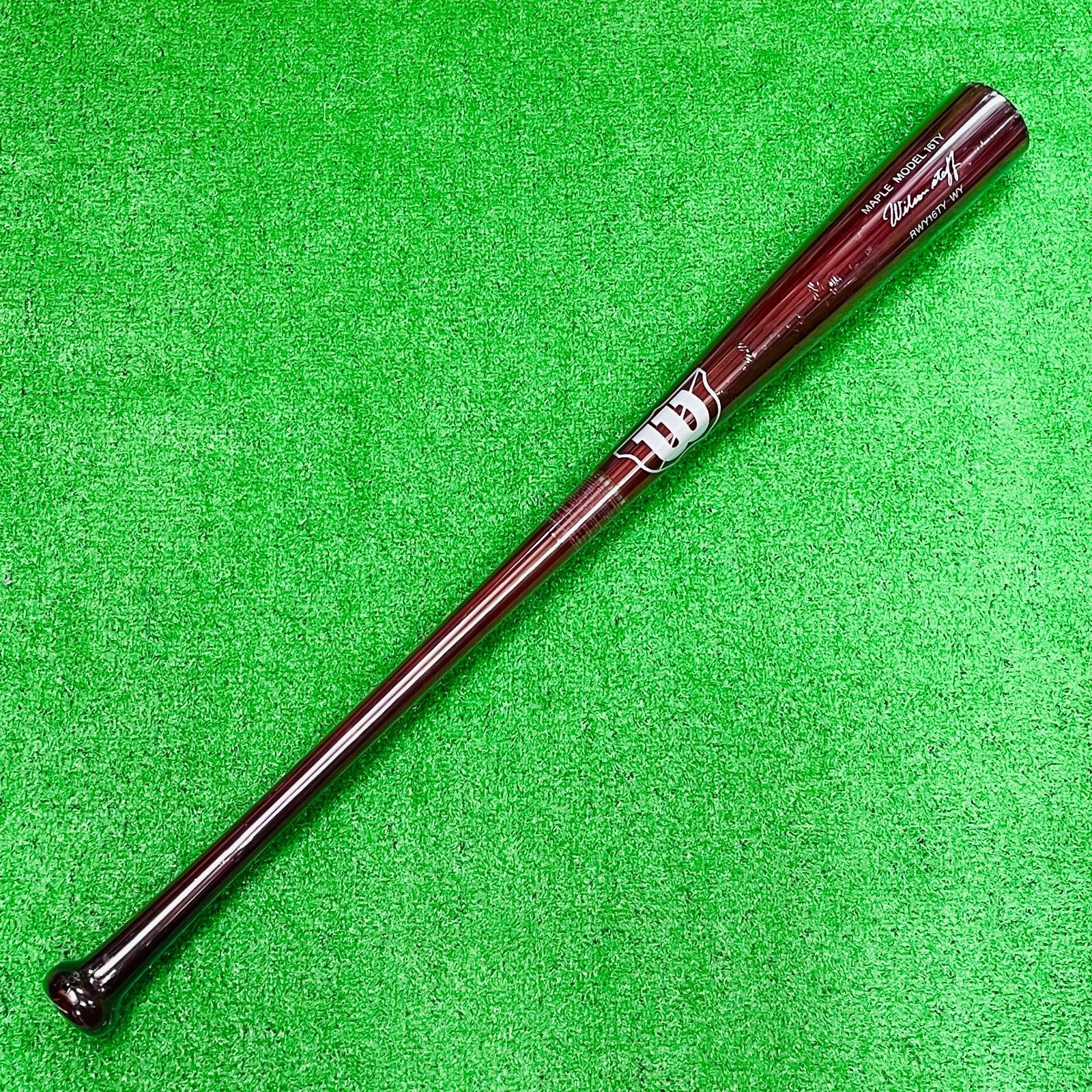 ウイルソン 少年軟式野球用木製バット 赤褐色 81㎝ 680g平均 新品