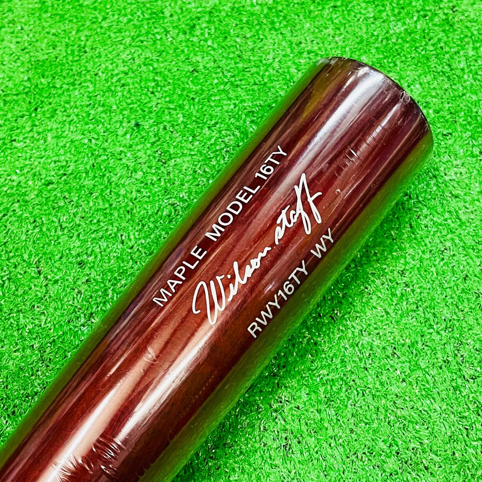 ウイルソン 少年軟式野球用木製バット 赤褐色 81㎝ 680g平均 新品