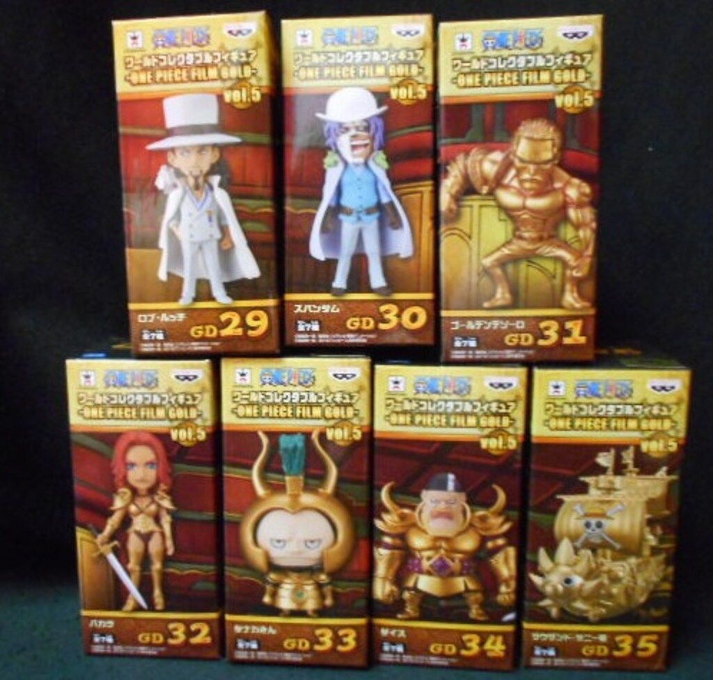 WCF FILM GOLD vol.5セット バンプレスト WCF ワンピース FILM GOLD vol.5 全7種セット