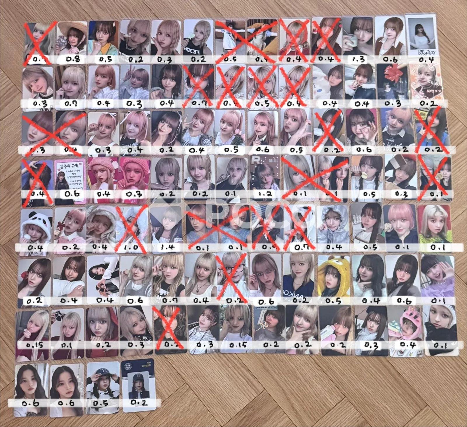 NMIXX expérgo Applemusic ハート トレカ コンプ NMIXX リリー expérgo APPLEMUSIC - メルカリ