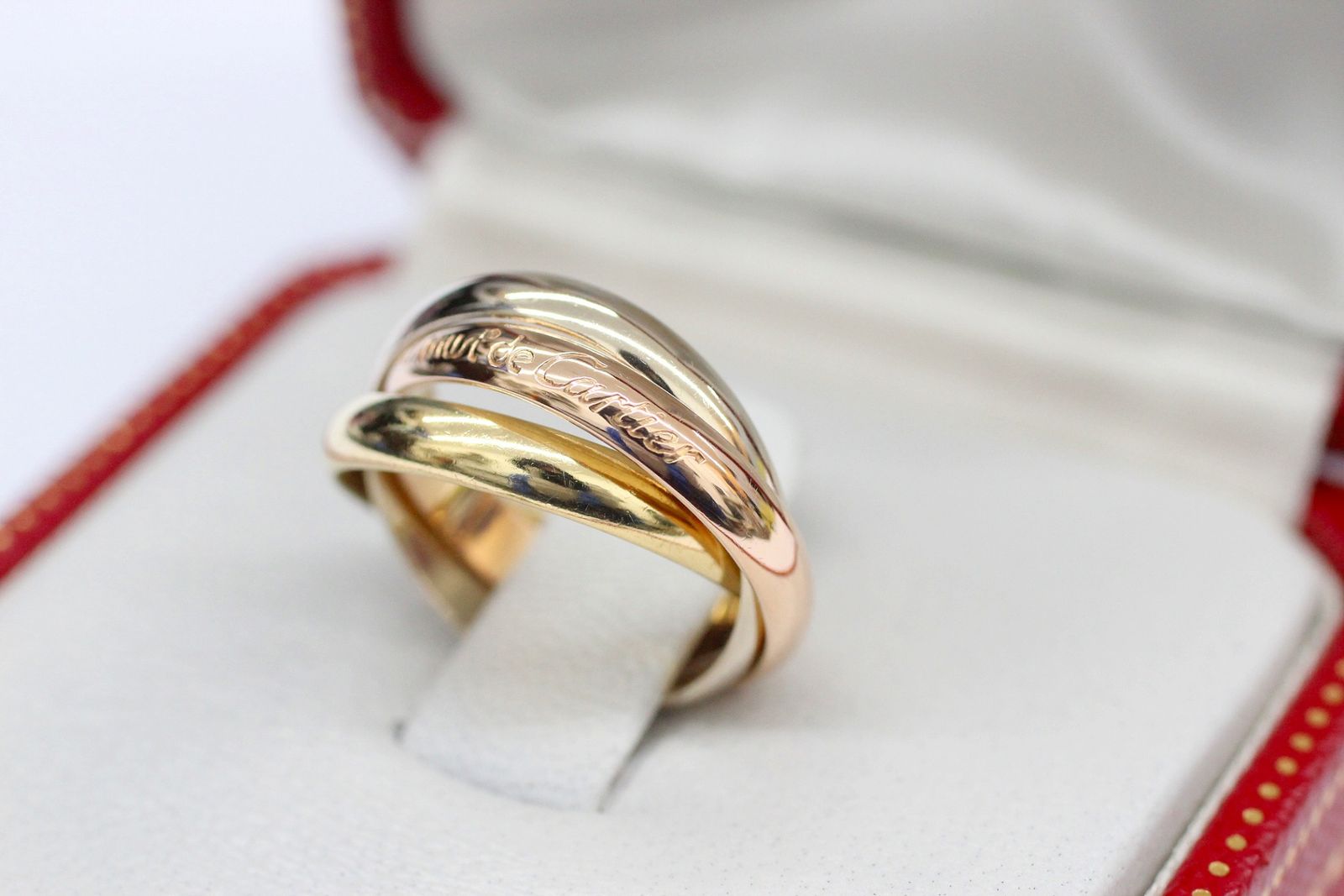 Cartier(カルティエ) トリニティリング 750 スリーカーラー(K18 YG/PG