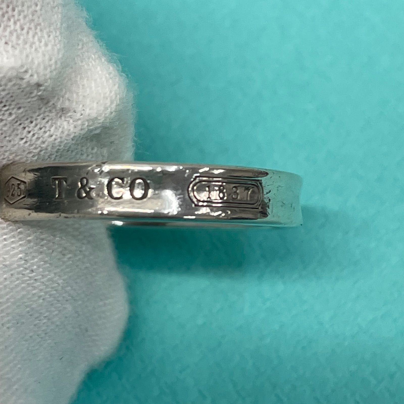 ▪️ 【美品】Tiffany＆Co. ティファニー 1837 ナローリング シルバー 