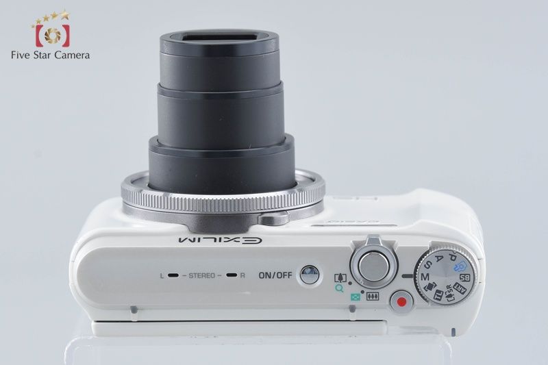 CASIO EXILIM ホワイト コンパクトデジタルカメラ Amazon.co.jp: CASIO デジタルカメラ EXILIM EX-ZS190WE 広角24mm 光学