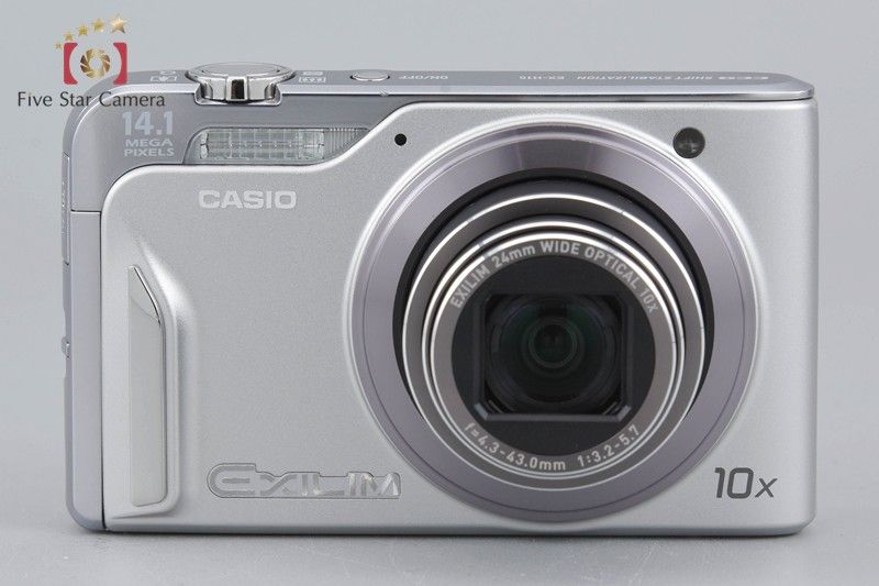 中古CASIO EXILIM Hi-ZOOM EX-H15 シルバー Casio EXILIM Hi-ZOOM EX-H15 14.1MP digital camera W. 10x Zoom Lens