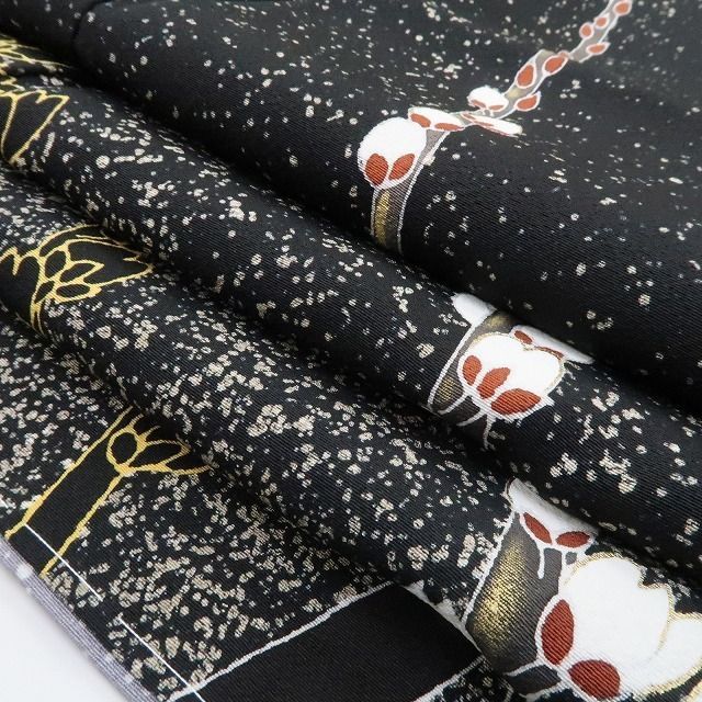 ❁tomihisa❁新品 蒔糊 落款 着物 正絹“人のこころに染め出でて