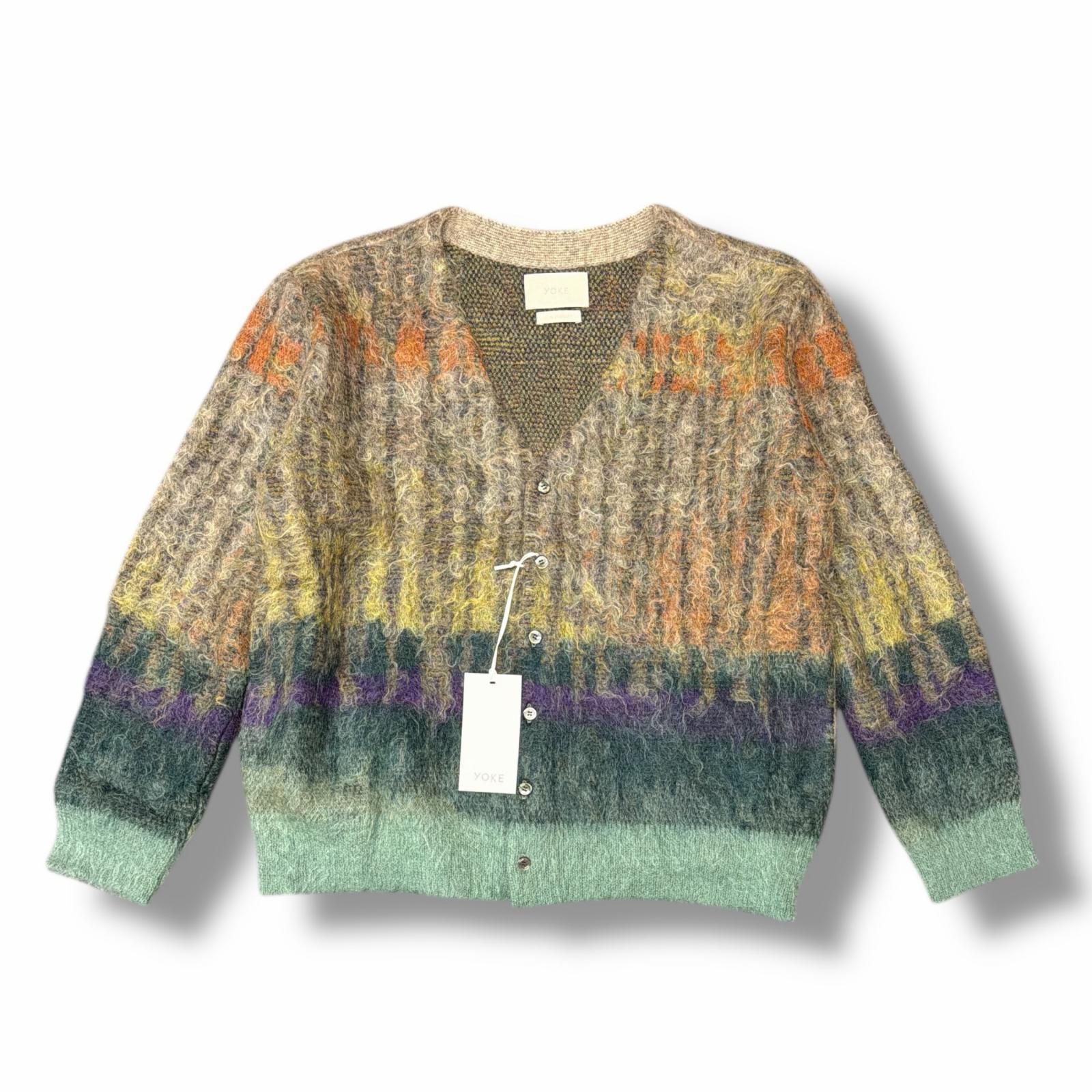 参考上代59400円 未使用 YOKE 25SS Tree Jaquard Mohair Buttoned