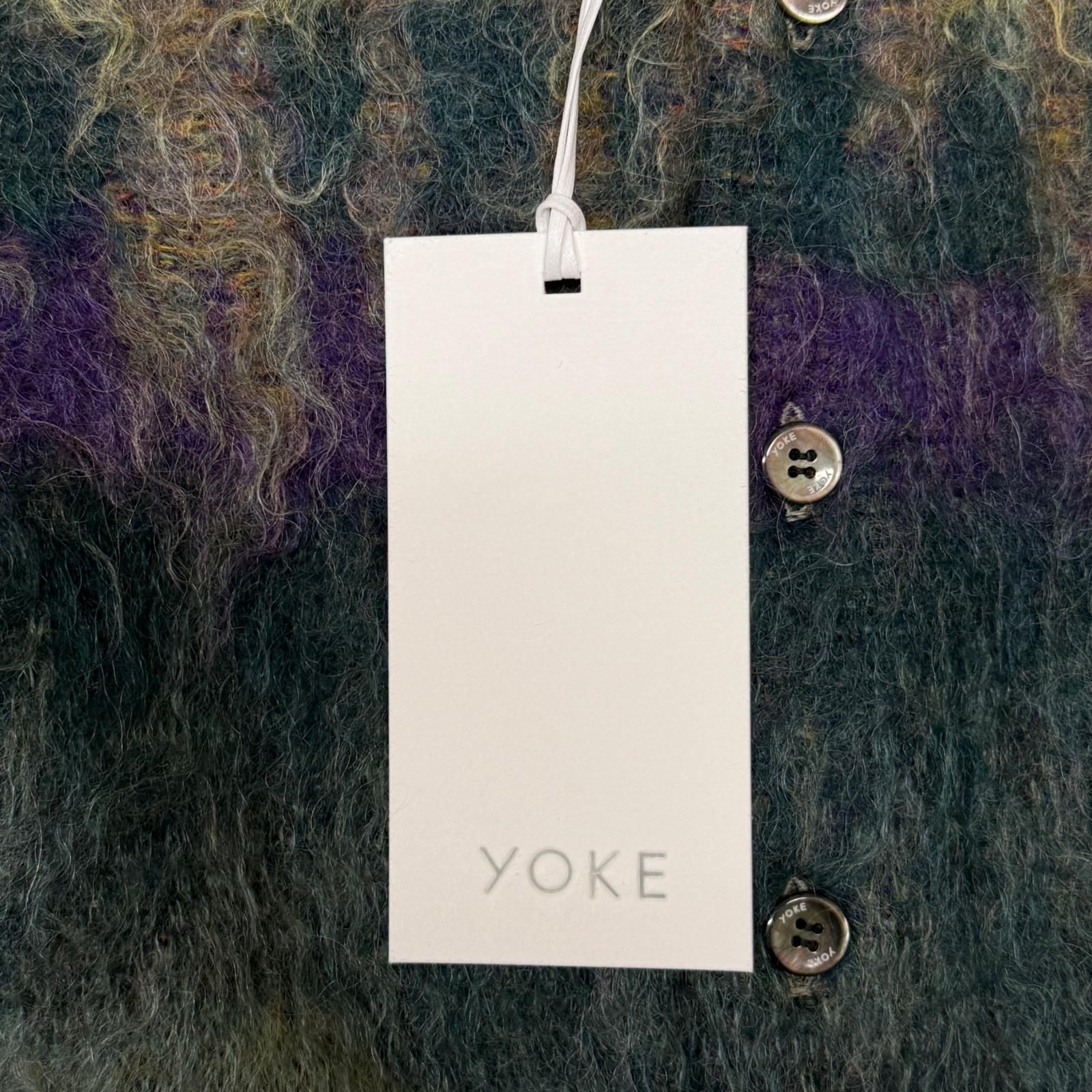 参考上代59400円 未使用 YOKE 25SS Tree Jaquard Mohair Buttoned