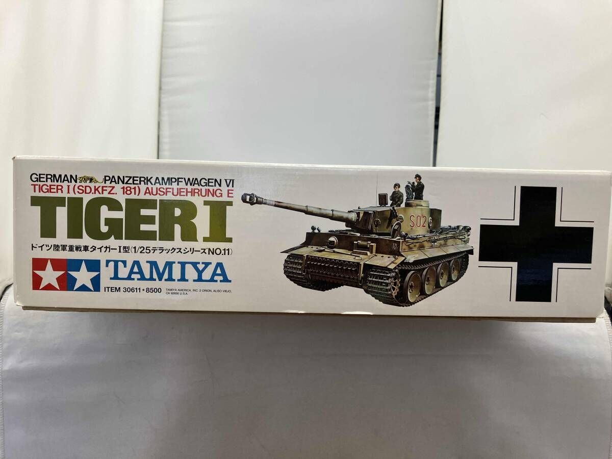プラモデル タミヤ ドイツ重戦車 タイガｰI型 ディスプレイ 1/25 戦車