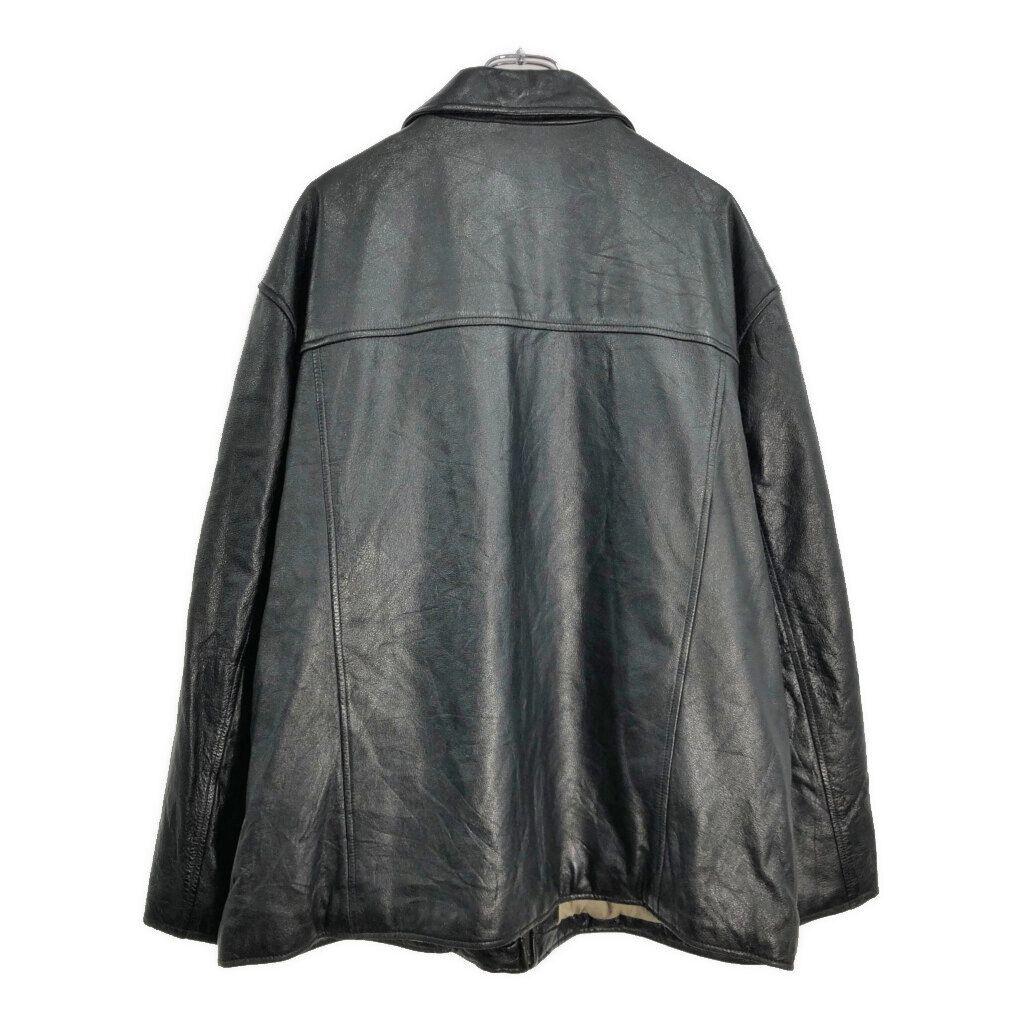 DOCKERS ドッカーズ レザー ドリズラージャケット ブラック(メンズ XL