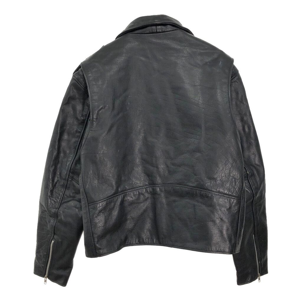 90年代 X element ダブル ライダース レザージャケット ブラック