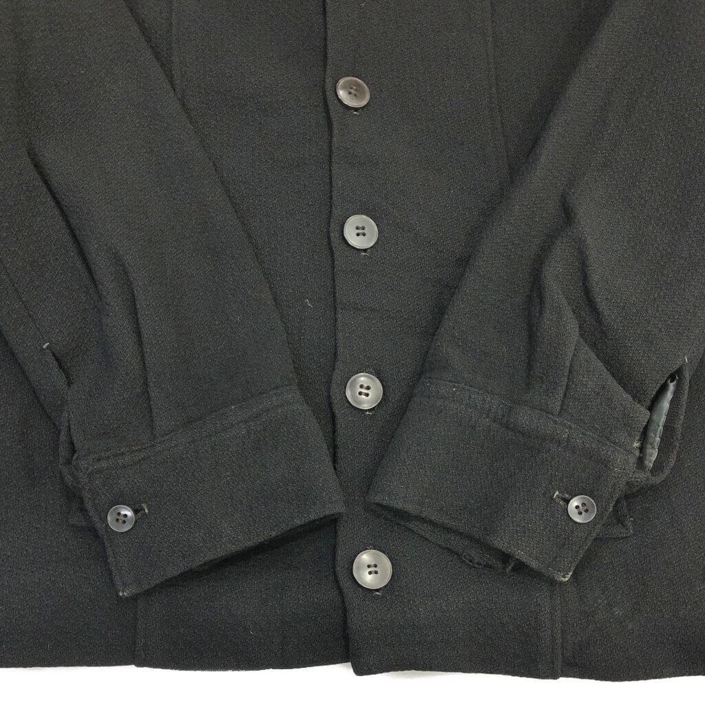 60年代 ウールジャケット ヴィンテージ ブラック(メンズ L)中古 古着