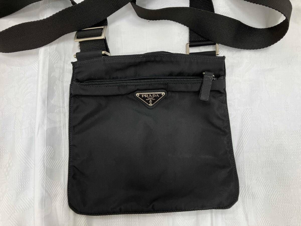 PRADA プラダ BT0420 VELA SPORT NERO ナイロン ショルダーバッグ 外寸