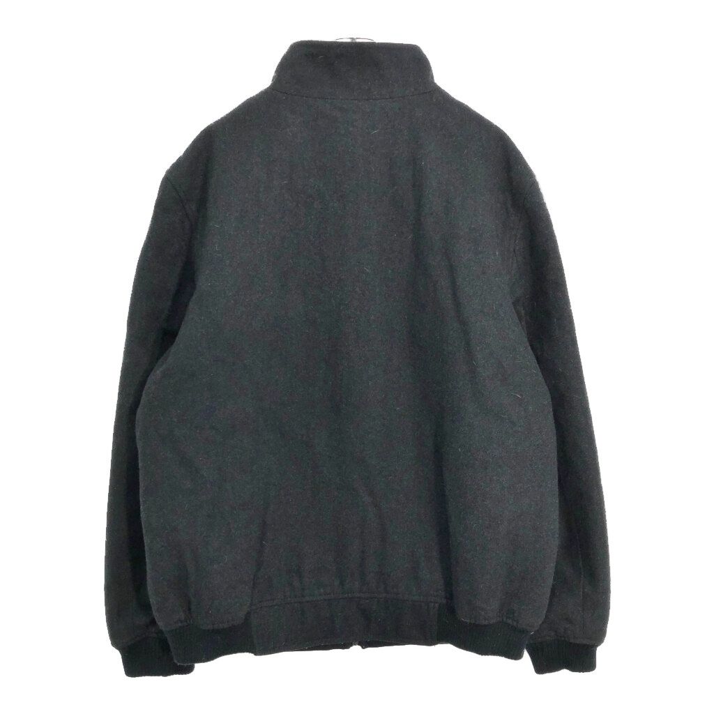 claiborne クレイボーン フルジップウールジャケット ブラック(メンズ XL)中古 古着 v3741 claiborne クレイボーン フルジップウールジャケット ブラック(メンズ