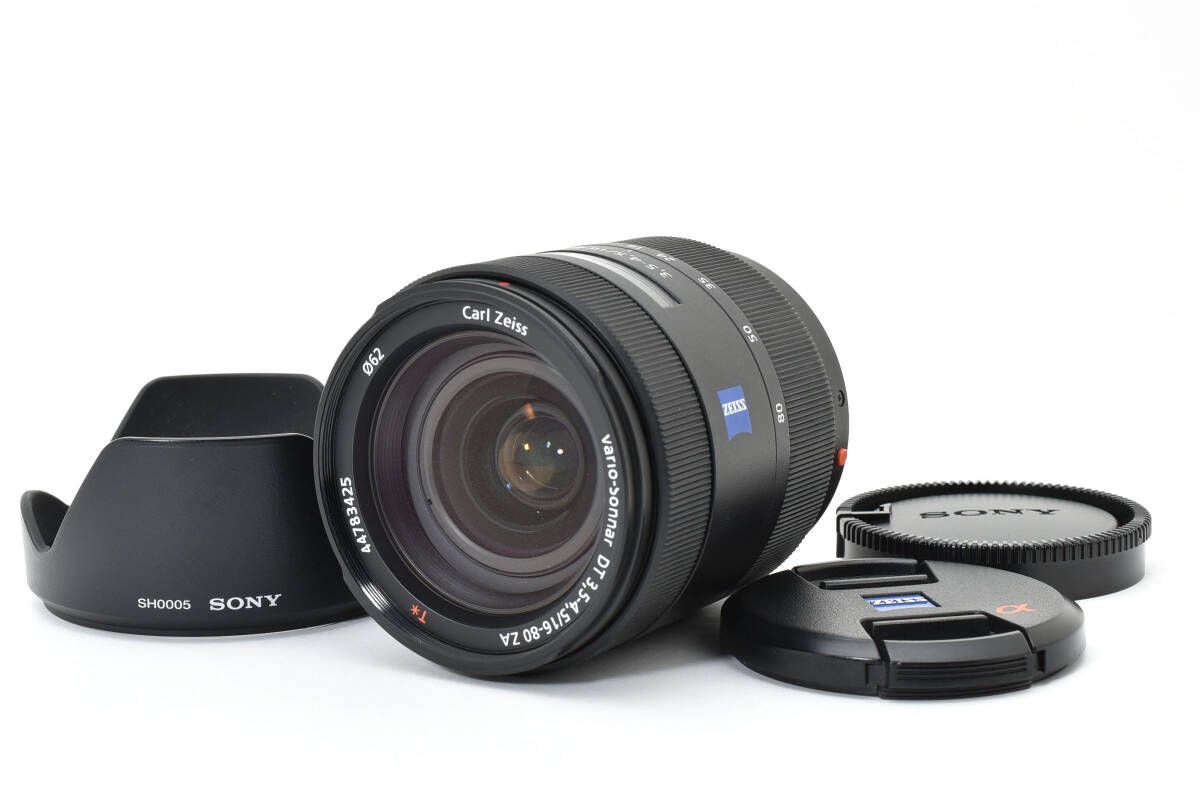 【美品】SONY Carl Zeiss Vario-Sonnar 16-80za Vario-Sonnar T＊ DT 16-80mm F3.5-4.5 ZA SAL1680Z γA3033-2N2B