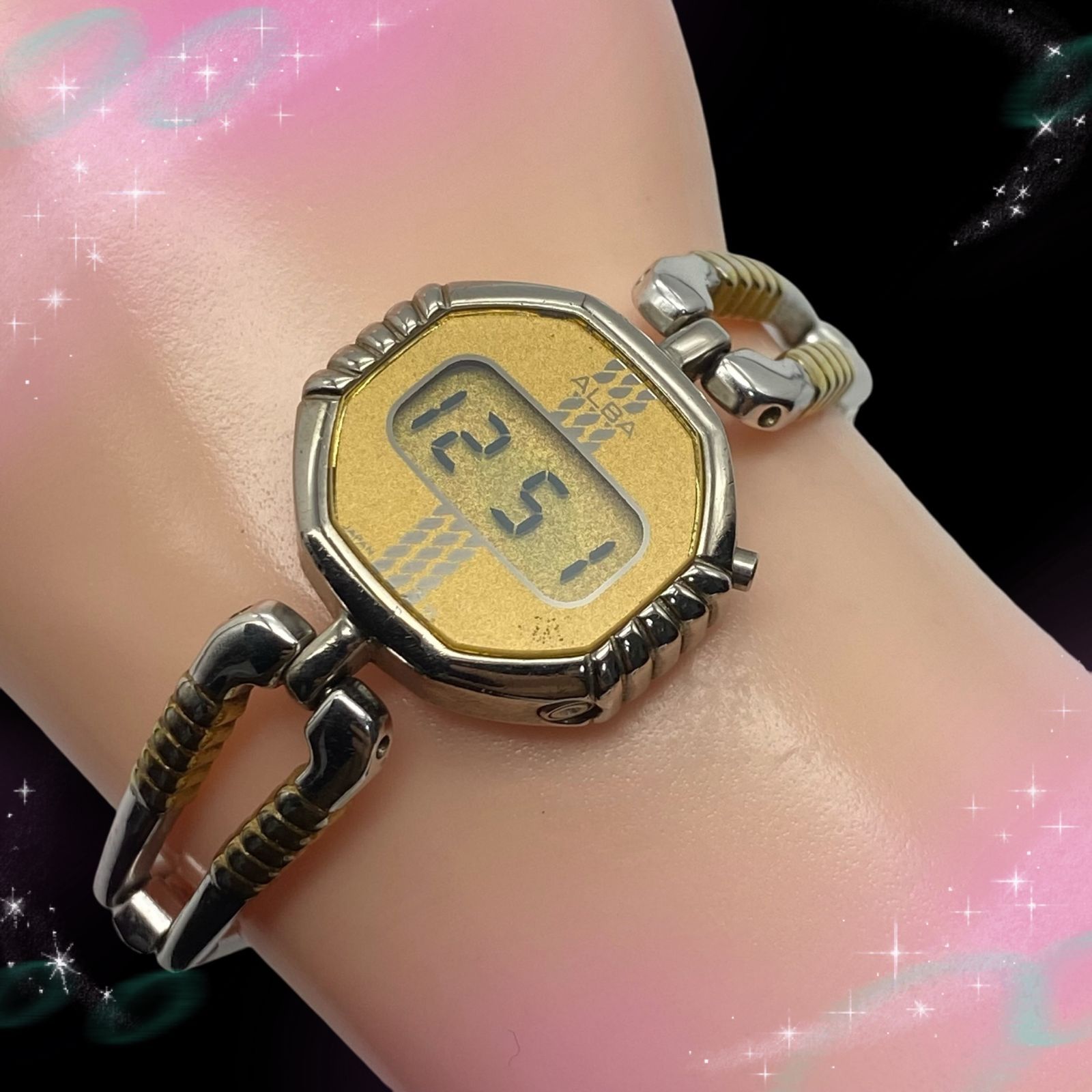 ヴィンテージ 美品 稼働品》 セイコー アルバ レディース腕時計 