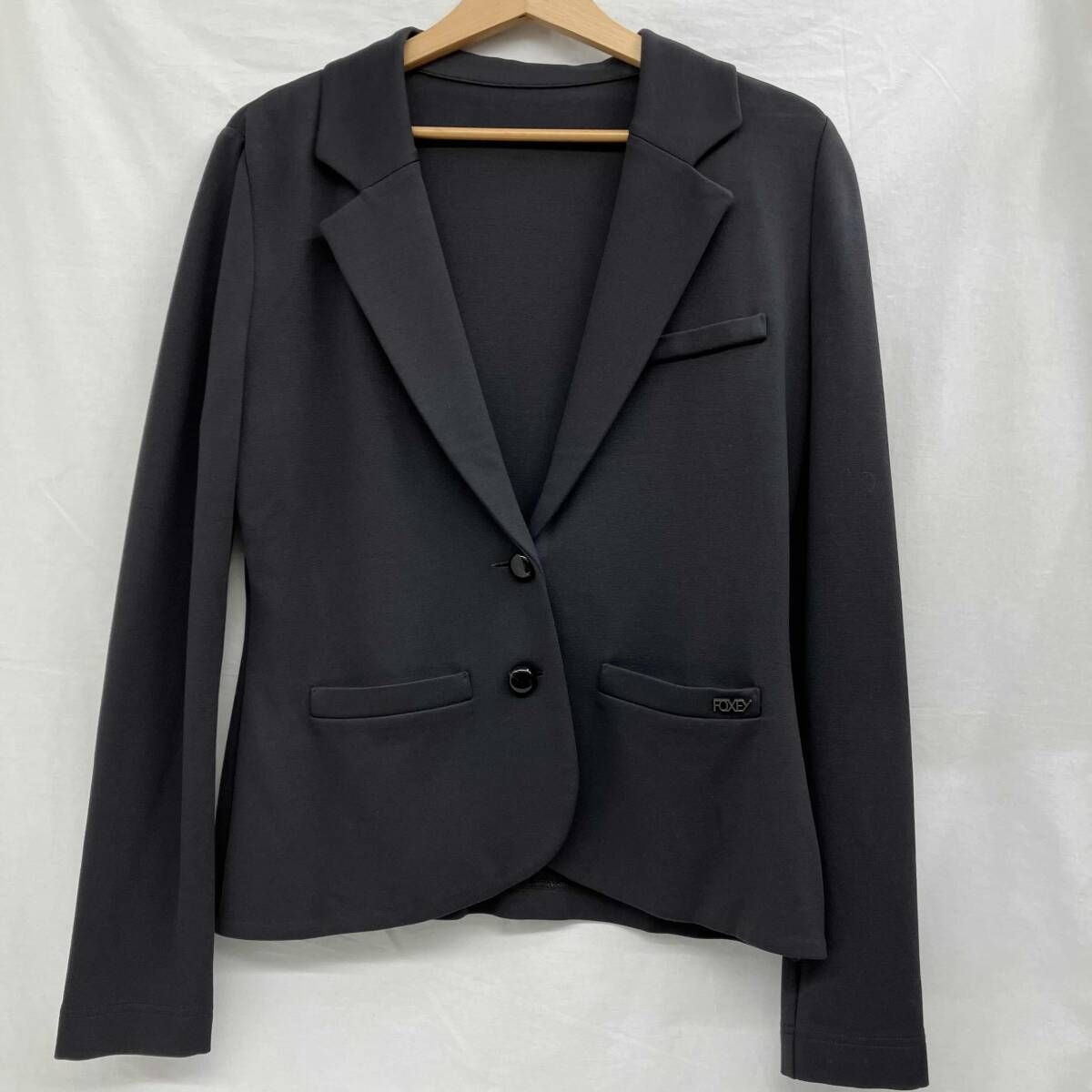foxey／フォクシー／テーラードジャケット／チャコールグレー - メルカリ