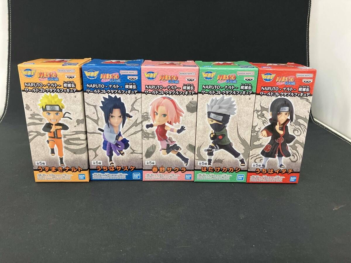 全5種セット]バンプレスト NARUTO-ナルト-疾風伝 ワールドコレクタブル