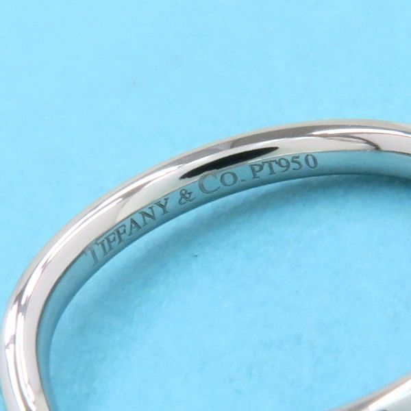 ティファニー カーブドバンドリング/ダイヤ9P#9近辺 【無料ギフト