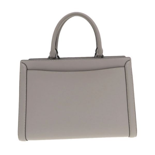 コーチ　2ウェイバッグシュリンクレザーグレー新品未使用 COACHコーチ 2way ビジネスバック メンズ グレー レザー ショルダー