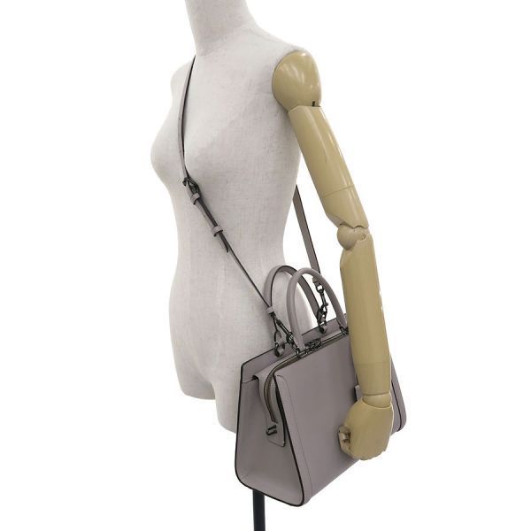 節約 コーチ レザー ゾーイ キャリーオール F49500【Aランク