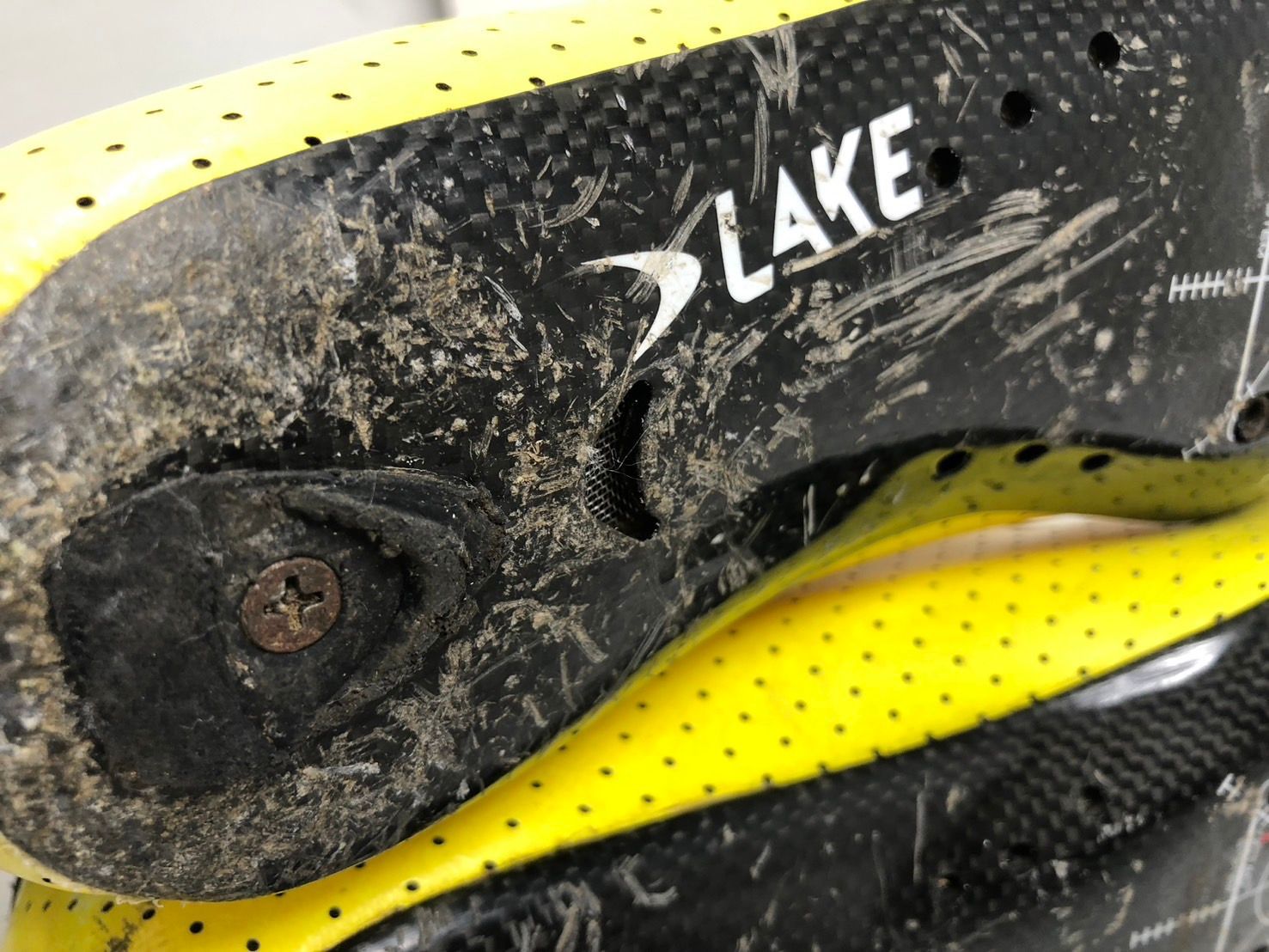 ☆新品未使用☆ LAKE CX301 イエロー 41.0 TIMEクリート付 本革にこだわる老舗サイクリングシューズ専業メーカー『LAKE』の国内