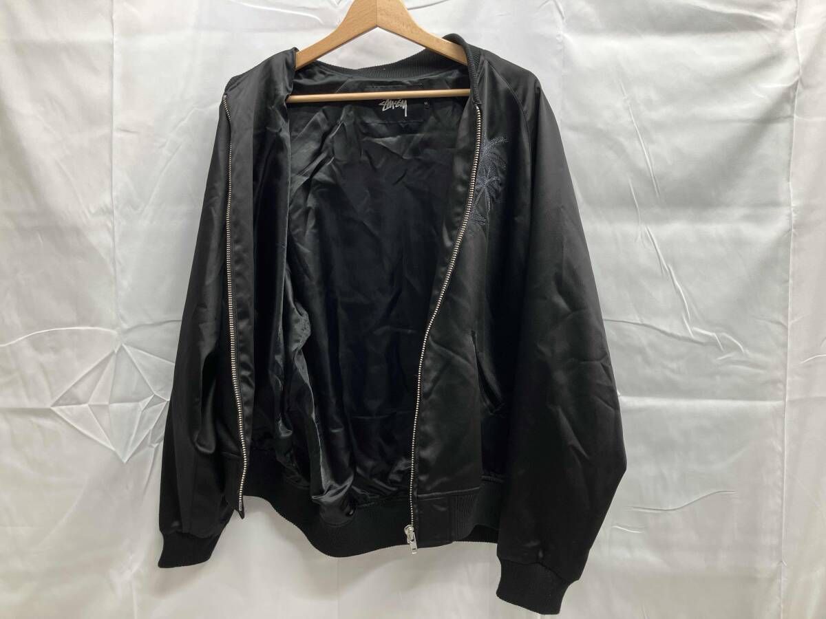 STUSSY ステューシー ブルゾン 表記サイズ M ブラック - メルカリ