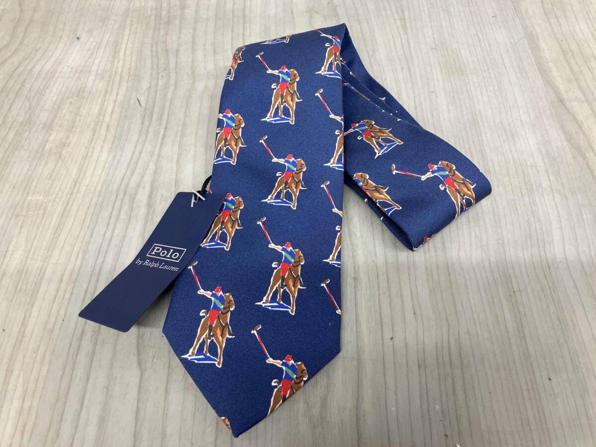 POLO RALPH LAUREN ポニー柄 ブルー 総柄 ラルフローレン 売れ筋