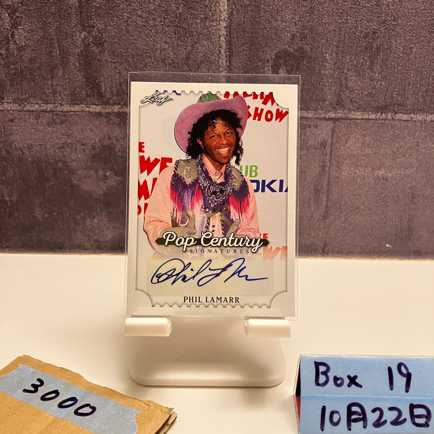 2016 Leaf Phil LaMarr 直筆サインカード Pop Century Signatures