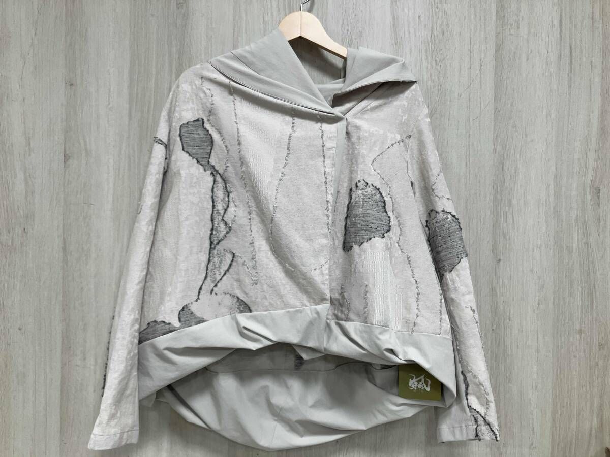 芽風/メフウ/ジャケット/変形/ビッグカラー/ショート丈ジャケット