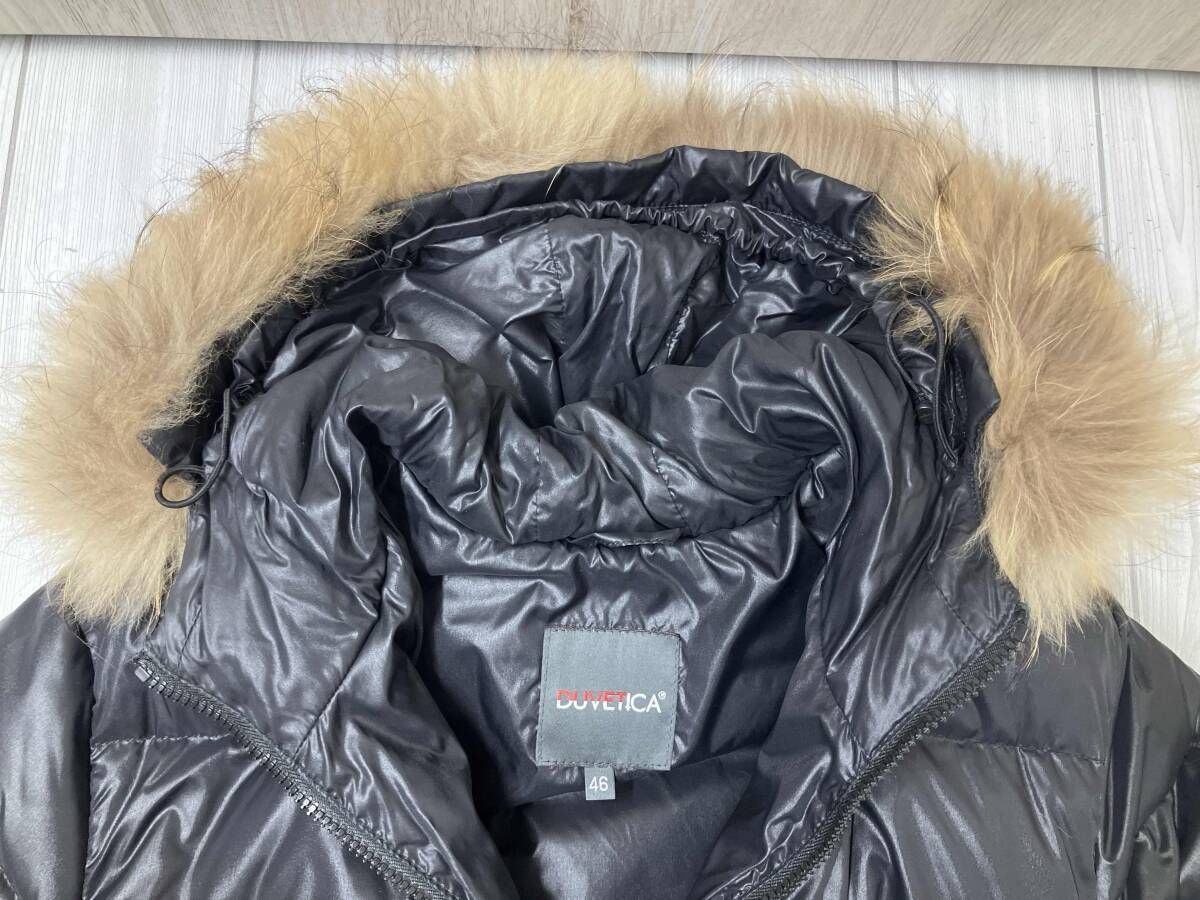【デュベティカ】ダウンジャケット VEGA ブラック 46サイズ ラクーンファー デュベティカ】ダウンジャケット VEGA ダークブラウン 48 ラクーン