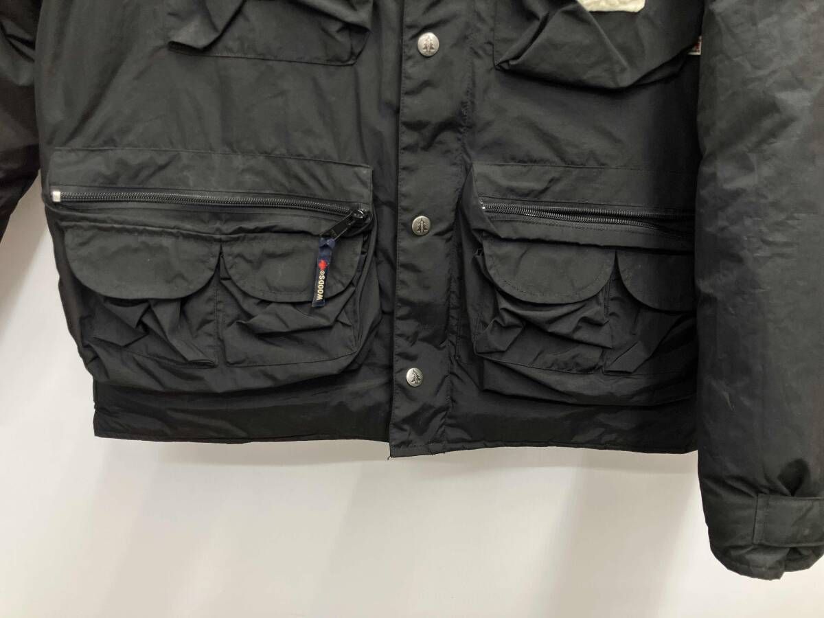 woods ウッズ 中綿フィッシングジャケット ブラック Mサイズ 2C5-5932