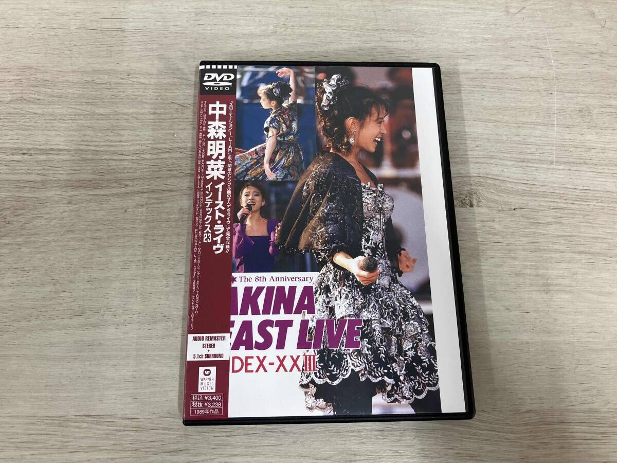 DVD 中森明菜イースト・ライヴ インデックス23 - メルカリ