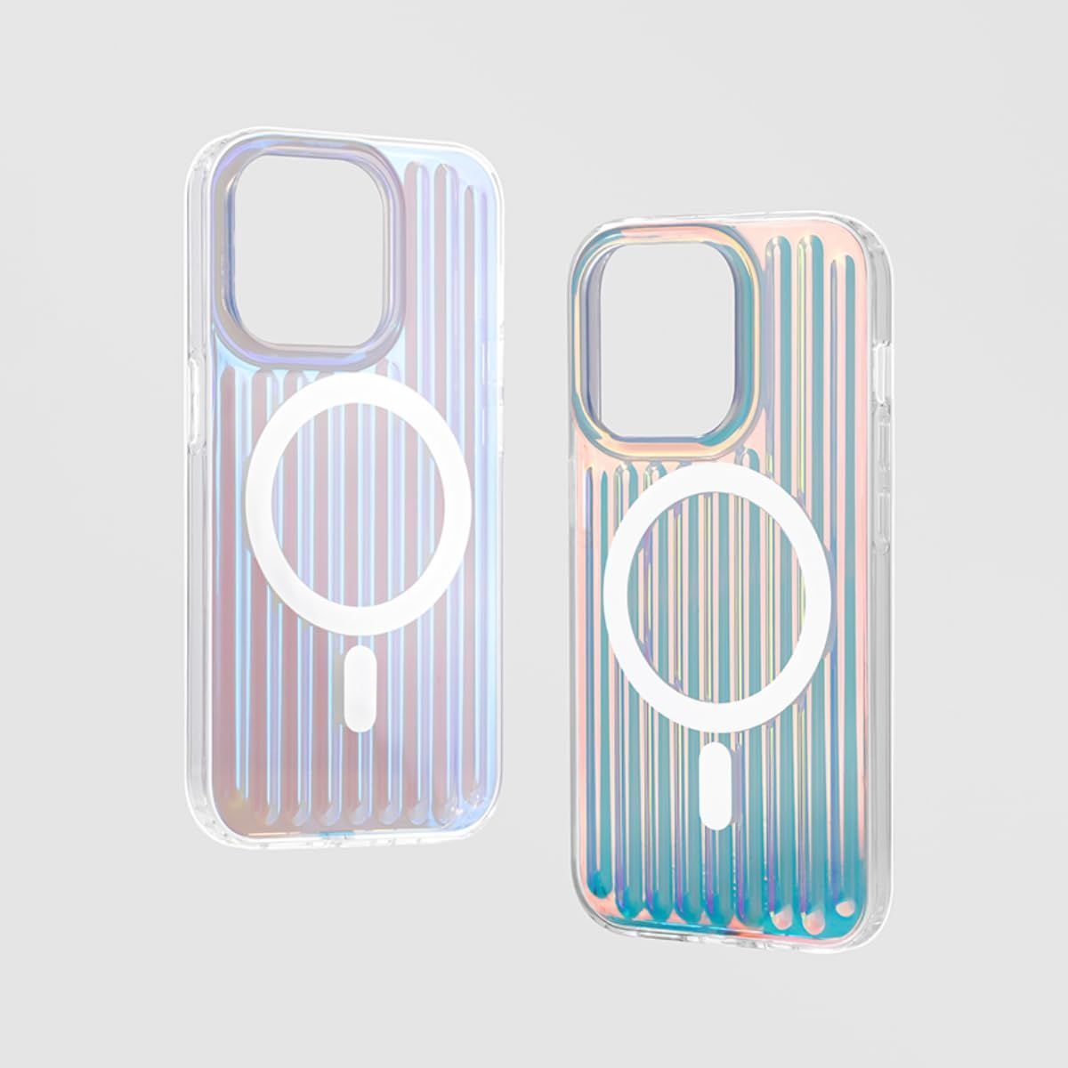 【数量限定】用 max ケース MagSafe対応 オーロラ クリア 耐衝撃 15pro マグネット ケース ワイヤレス充電対応 指紋防止 黄変防止 iPhone アイフォン 15 プロマックス カバー