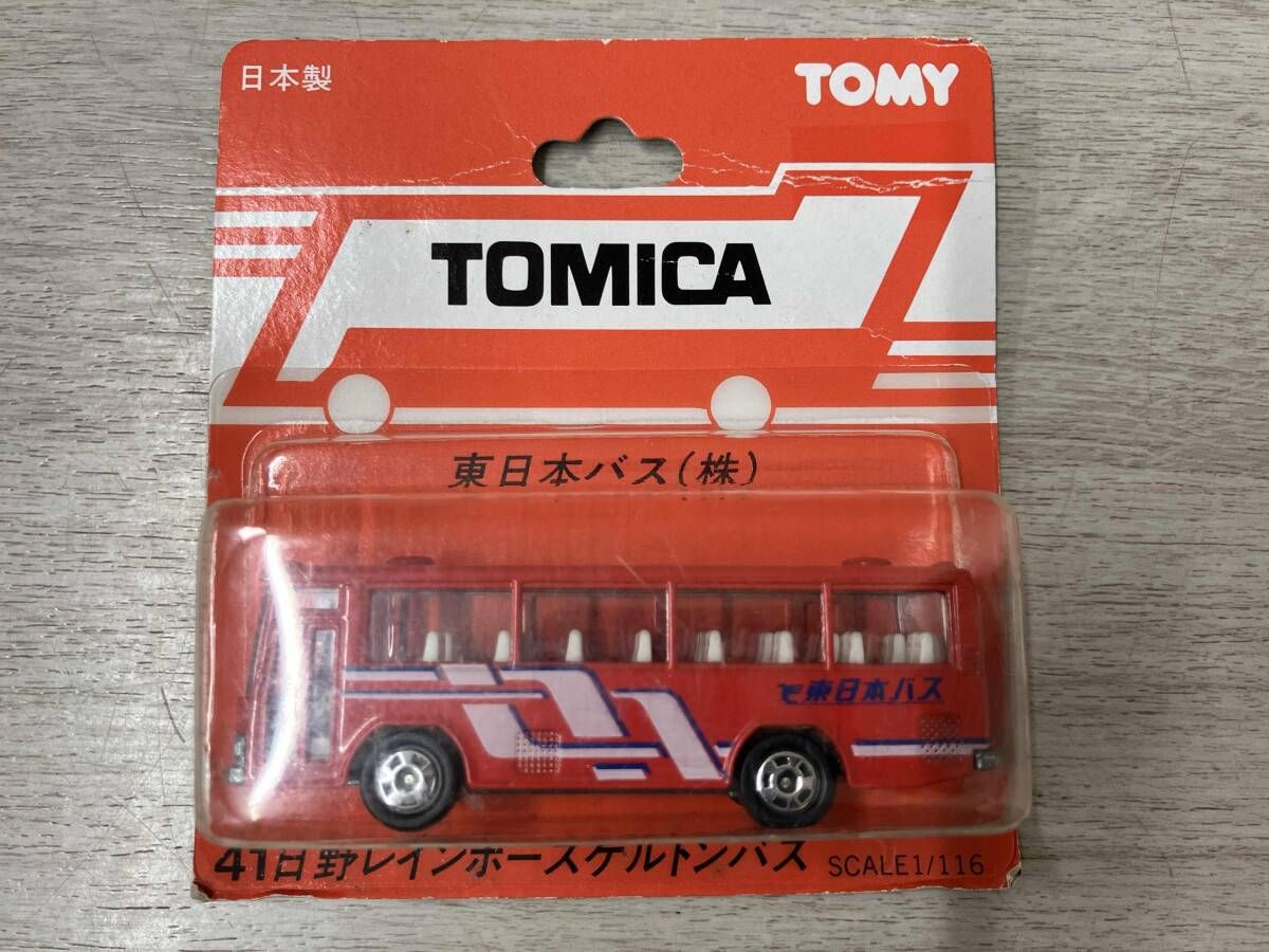 未開封 TOMICA 41 日野レインボースケルトンバス 東日本バス 日本製
